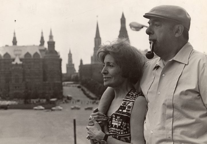 Pablo Neruda e la moglie Matilde Urrutia