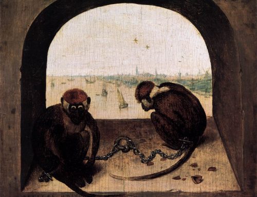 Le “due scimmie” di Brueghel: che significato hanno?