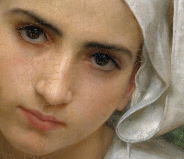 William-Adolphe Bouguereau, Breton Brother and Sister (Detail), 1871