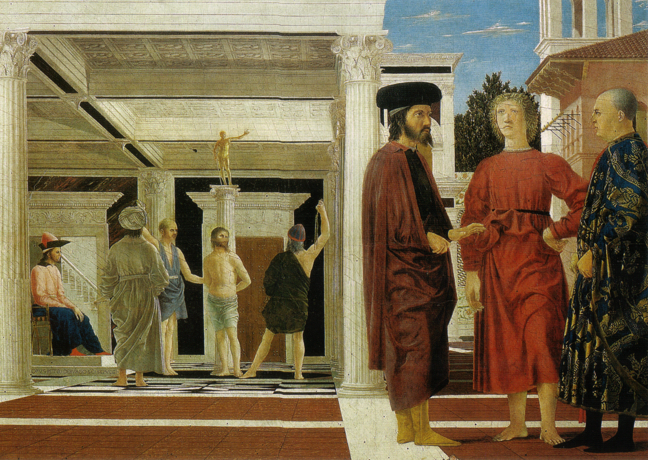Piero della Francesca, Flagellazione, 1444-69