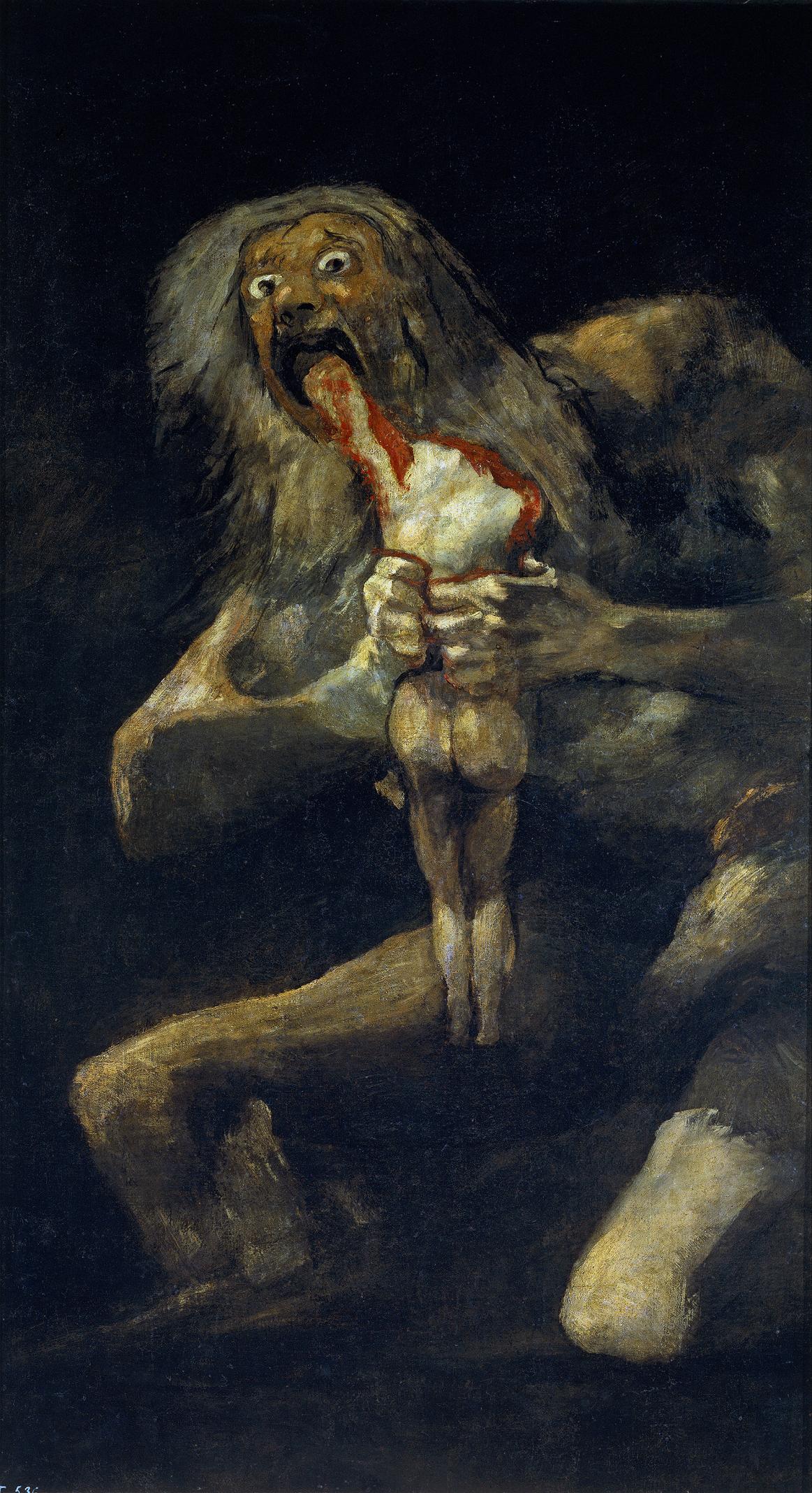 Francisco Goya - Saturno che divora i suoi figli