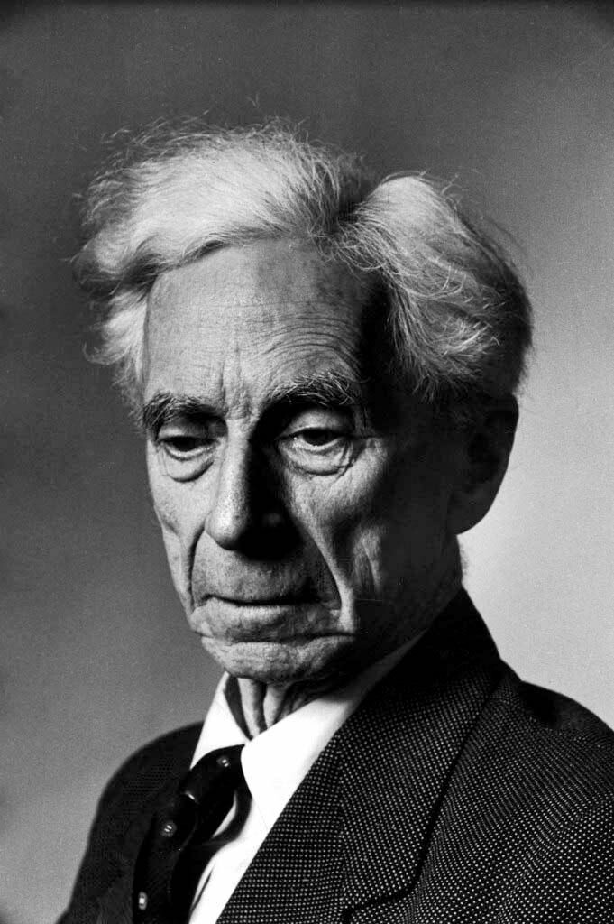 Bertrand Russell fotografato da Alfred Eisenstaedt 