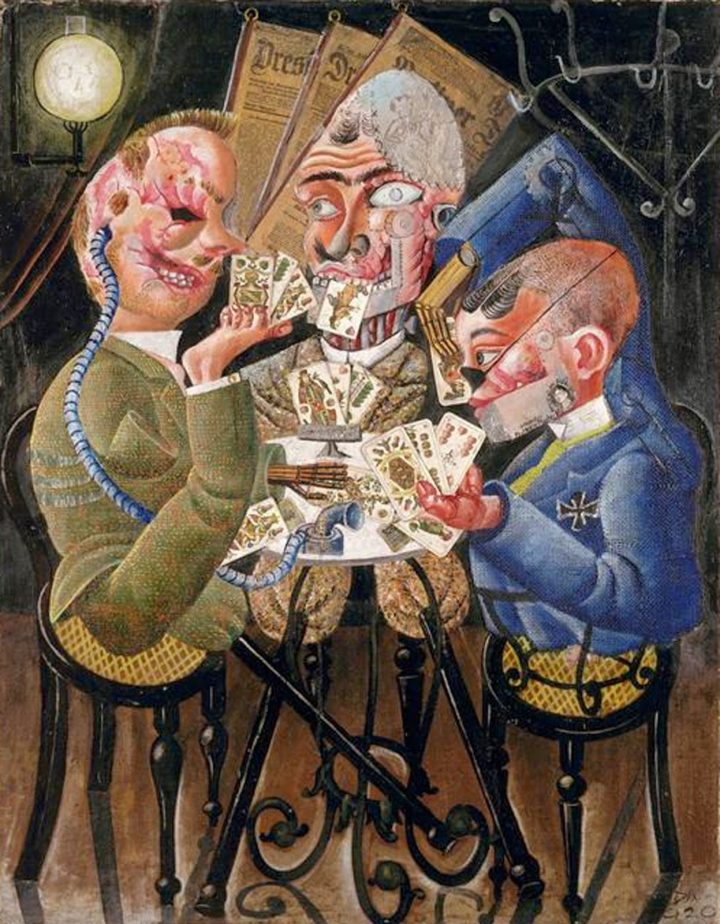 Otto_Dix invalidi di guerra giocano a carte