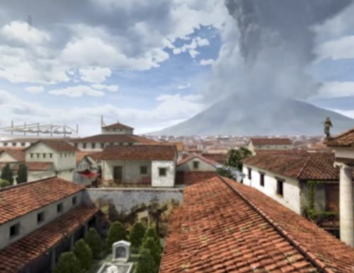 “Un giorno a Pompei”: l’eruzione del Vesuvio ricostruita in un video